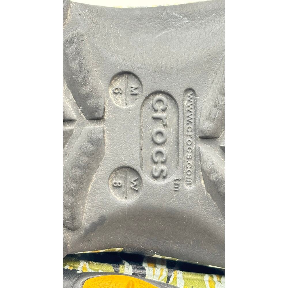 Crocs All Terrain Tiger Camo Unisex clogs shoes outdoor indoor wear sandal W8 M6 - Picture 7 of 8